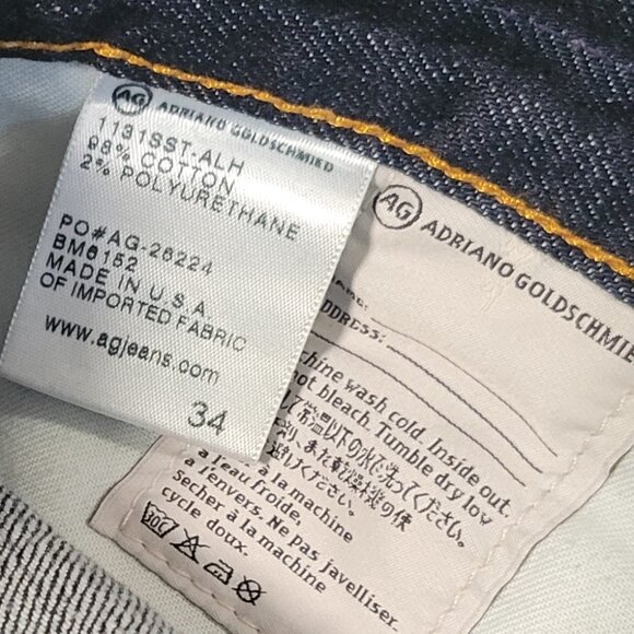 AG Adriano Goldschmeid The Matchbox Jeans Size 34 - Picture 5 of 6